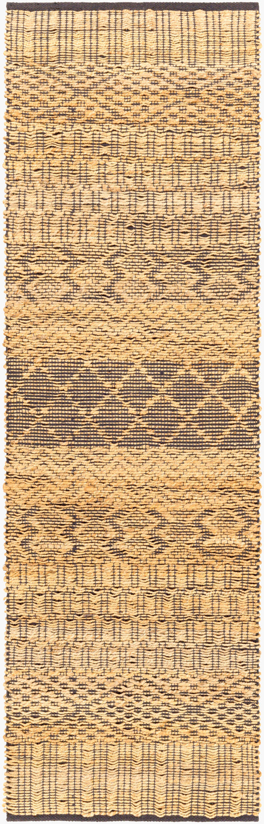 Santa Barbara SBB-2306 8ft Runner Handmade Jute Runner Rug