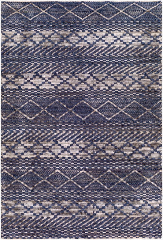 Santa Barbara SBB-2307 2' x 3' Handmade Jute Accent Rug