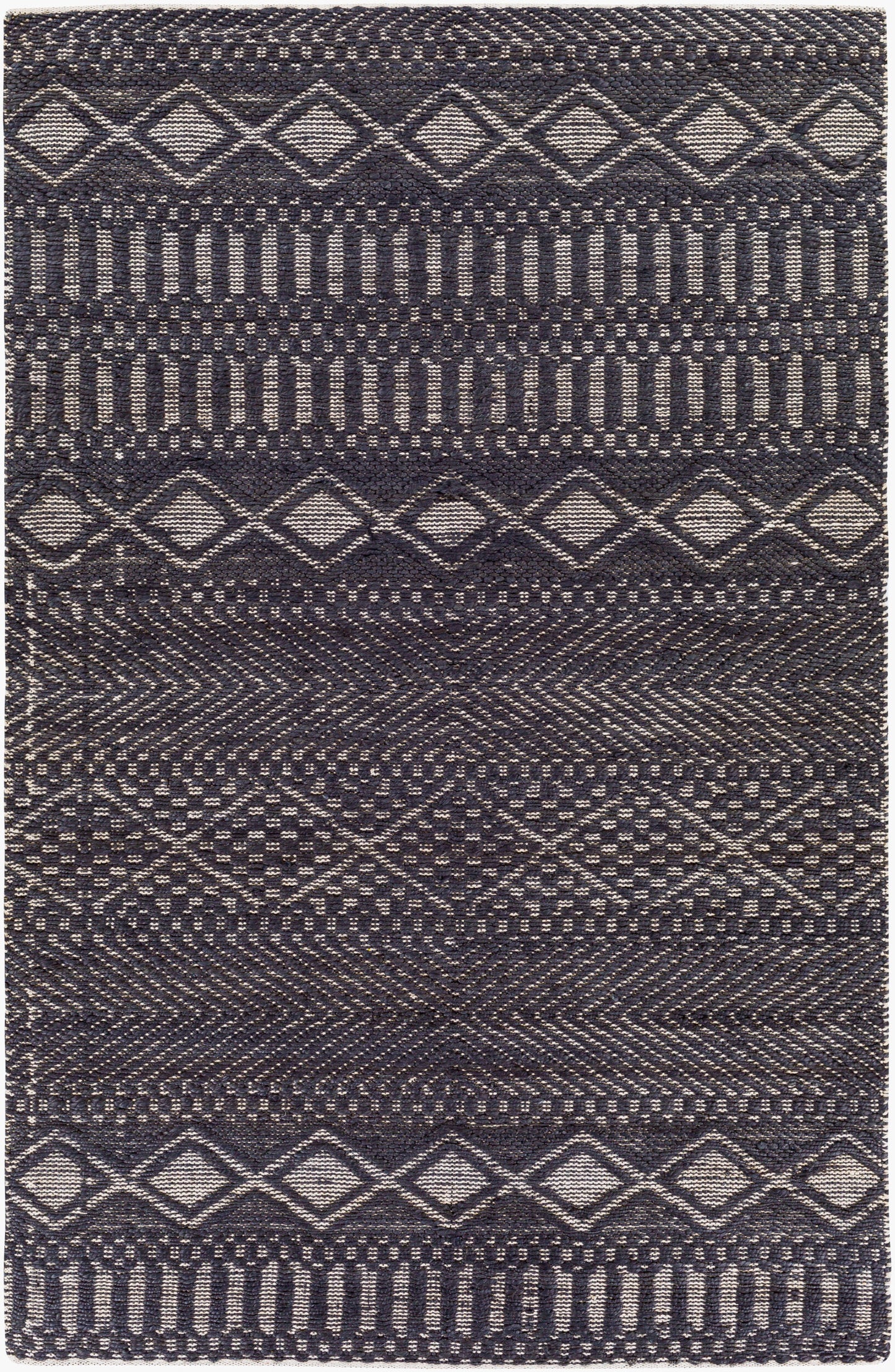 Santa Barbara SBB-2309 2' x 3' Handmade Jute Accent Rug