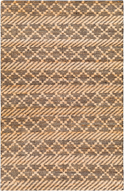 Alfombra decorativa de yute hecha a mano Santa Barbara SBB-2312 de 3' x 5'