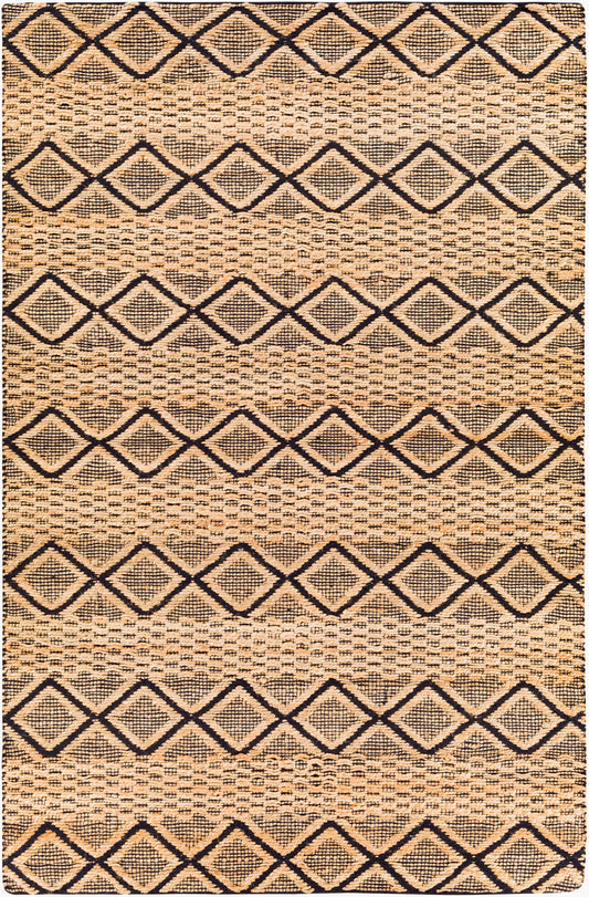 Santa Barbara SBB-2313 2' x 3' Handmade Jute Accent Rug