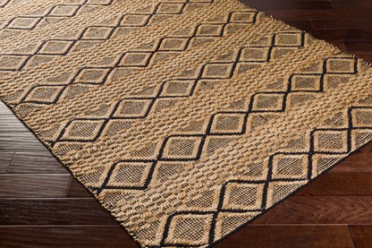 Santa Barbara SBB-2313 2' x 3' Handmade Jute Accent Rug