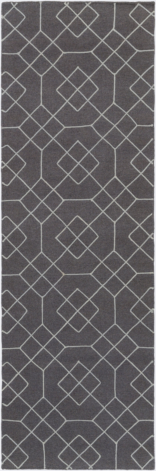 Seabrook SBK-9003 8ft Runner Handmade Wool Runner Rug