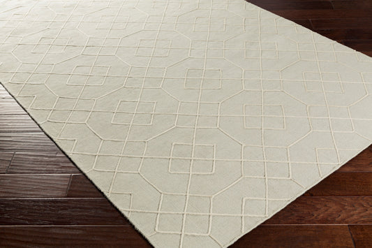 Seabrook SBK-9007 3' x 5' Handmade Wool Accent Rug