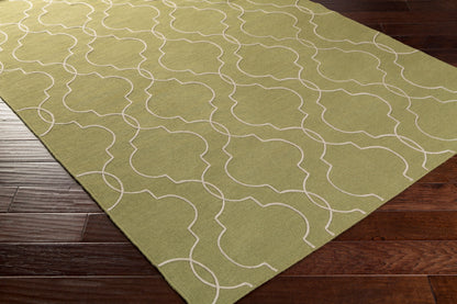 Alfombra decorativa de lana hecha a mano Seabrook SBK-9011 de 2' x 3'