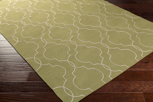 Alfombra decorativa de lana hecha a mano Seabrook SBK-9011 de 2' x 3'