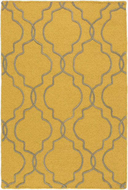 Alfombra decorativa de lana hecha a mano Seabrook SBK-9014 de 2' x 3'