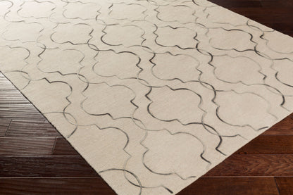 Seabrook SBK-9018 3' x 5' Handmade Wool Accent Rug