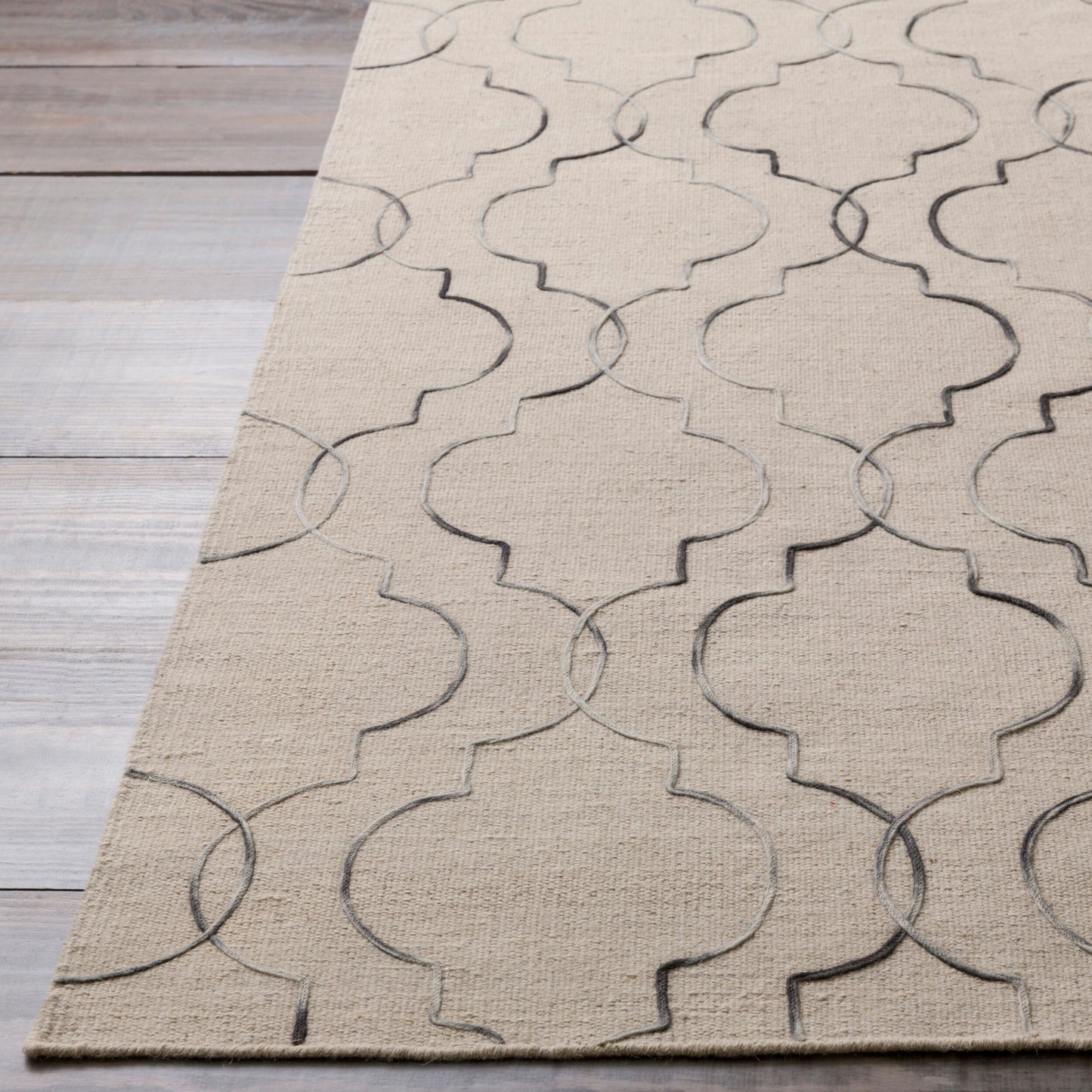 Seabrook SBK-9018 3' x 5' Handmade Wool Accent Rug