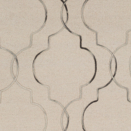 Seabrook SBK-9018 3' x 5' Handmade Wool Accent Rug