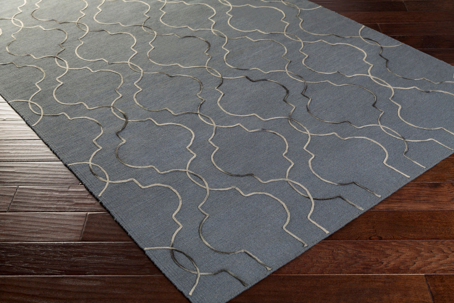 Seabrook SBK-9019 2' x 3' Handmade Wool Accent Rug