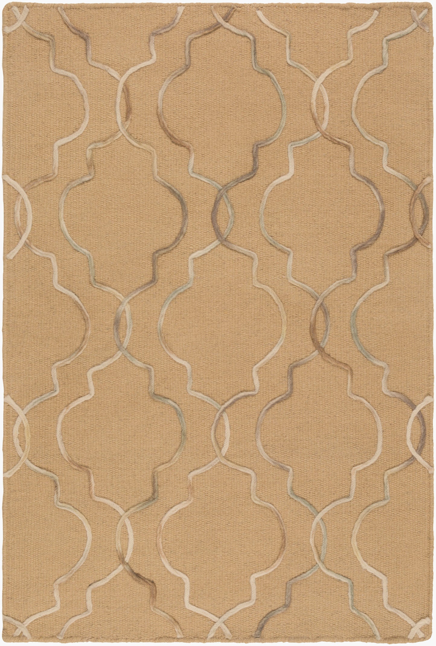 Seabrook SBK-9021 3' x 5' Handmade Wool Accent Rug