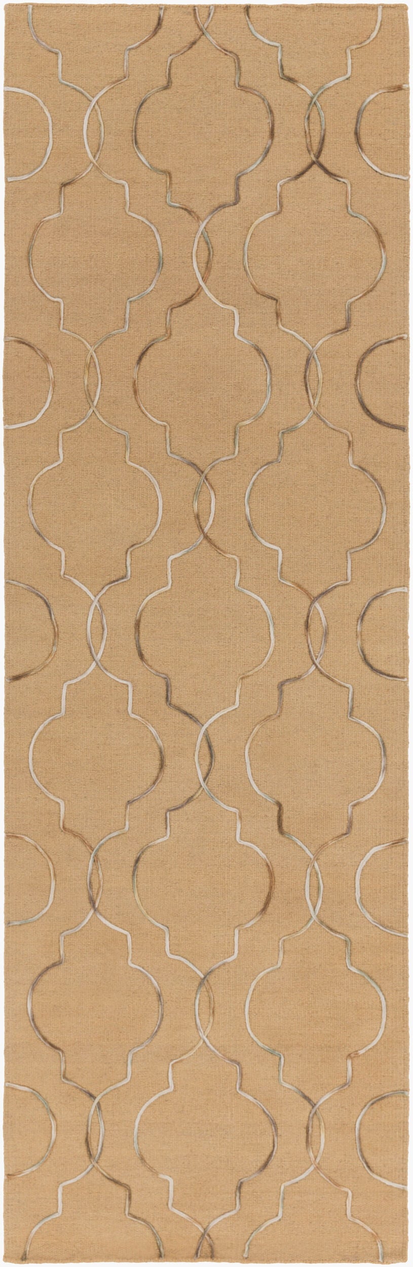 Seabrook SBK-9021 8ft Runner Handmade Wool Runner Rug