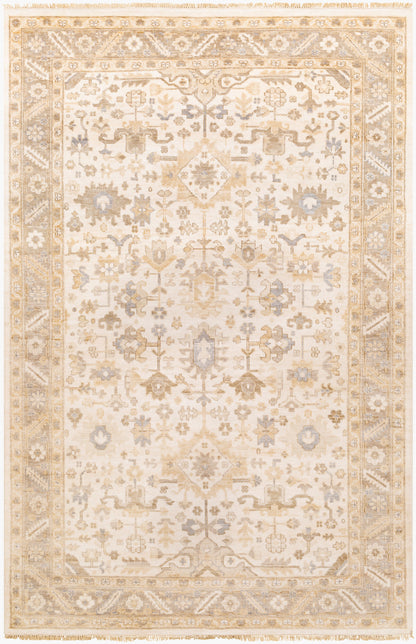 Alfombra Sabine SBN-1000 de seda sintética hecha a mano de 1,83 m x 2,74 m