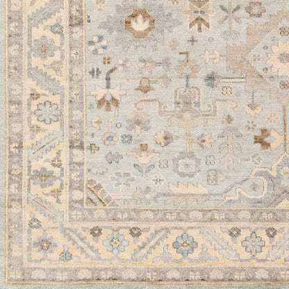 Sabine SBN-1002 2' x 3' Handmade Faux Silk Accent Rug