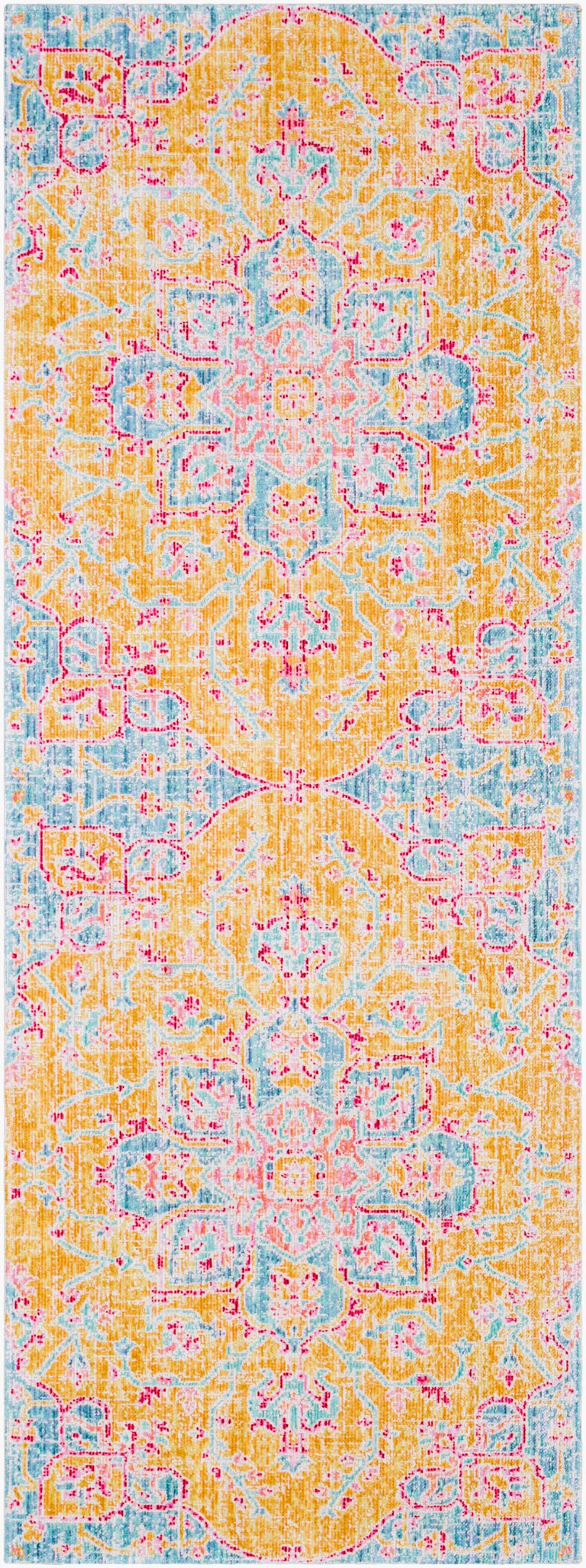 Seasoned Treasures SDT-2305 8ft Runner Machine Woven Runner Rug