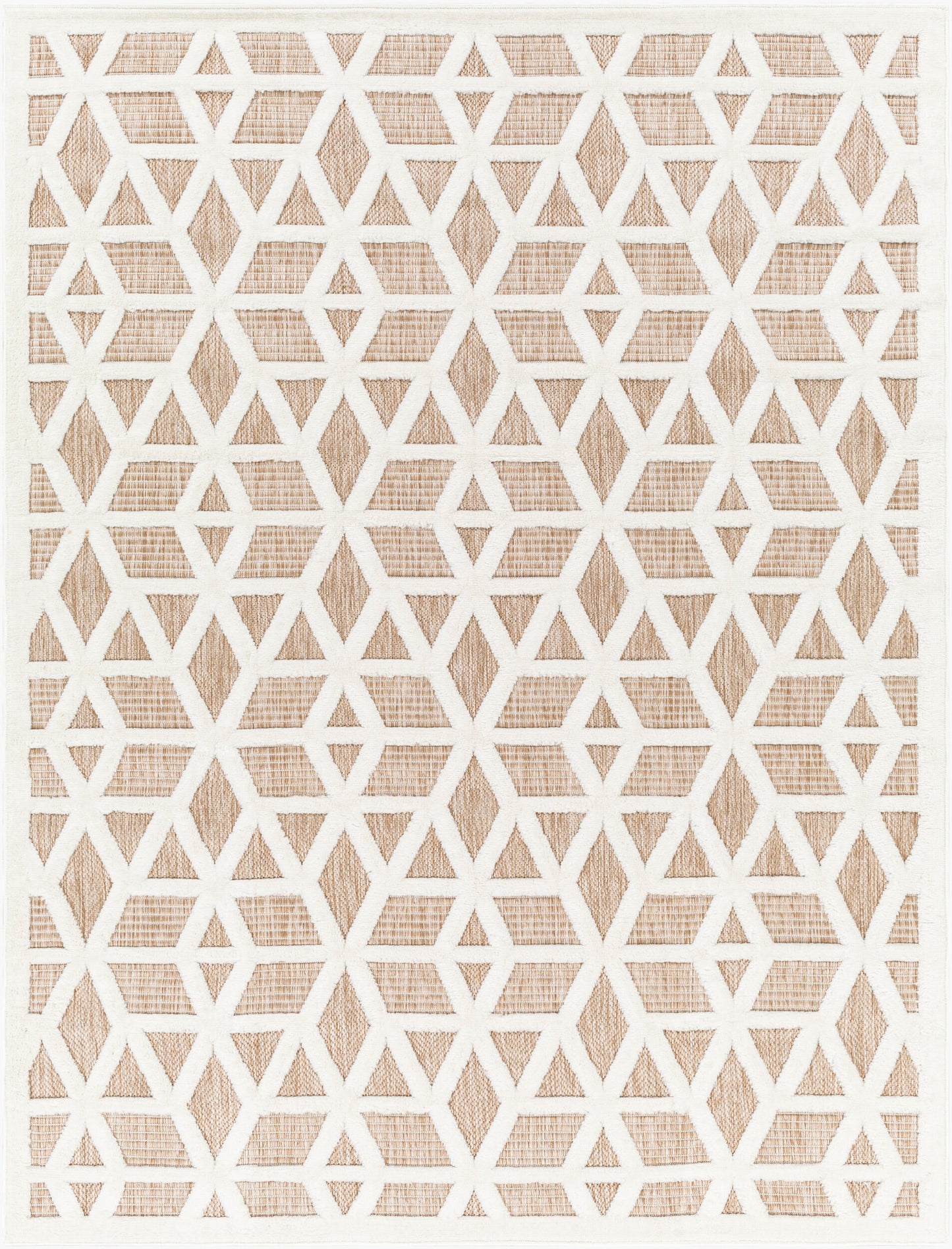 Alfombra tejida a máquina para interior y exterior San Diego SFG-2309 de 1,52 m x 2,13 m