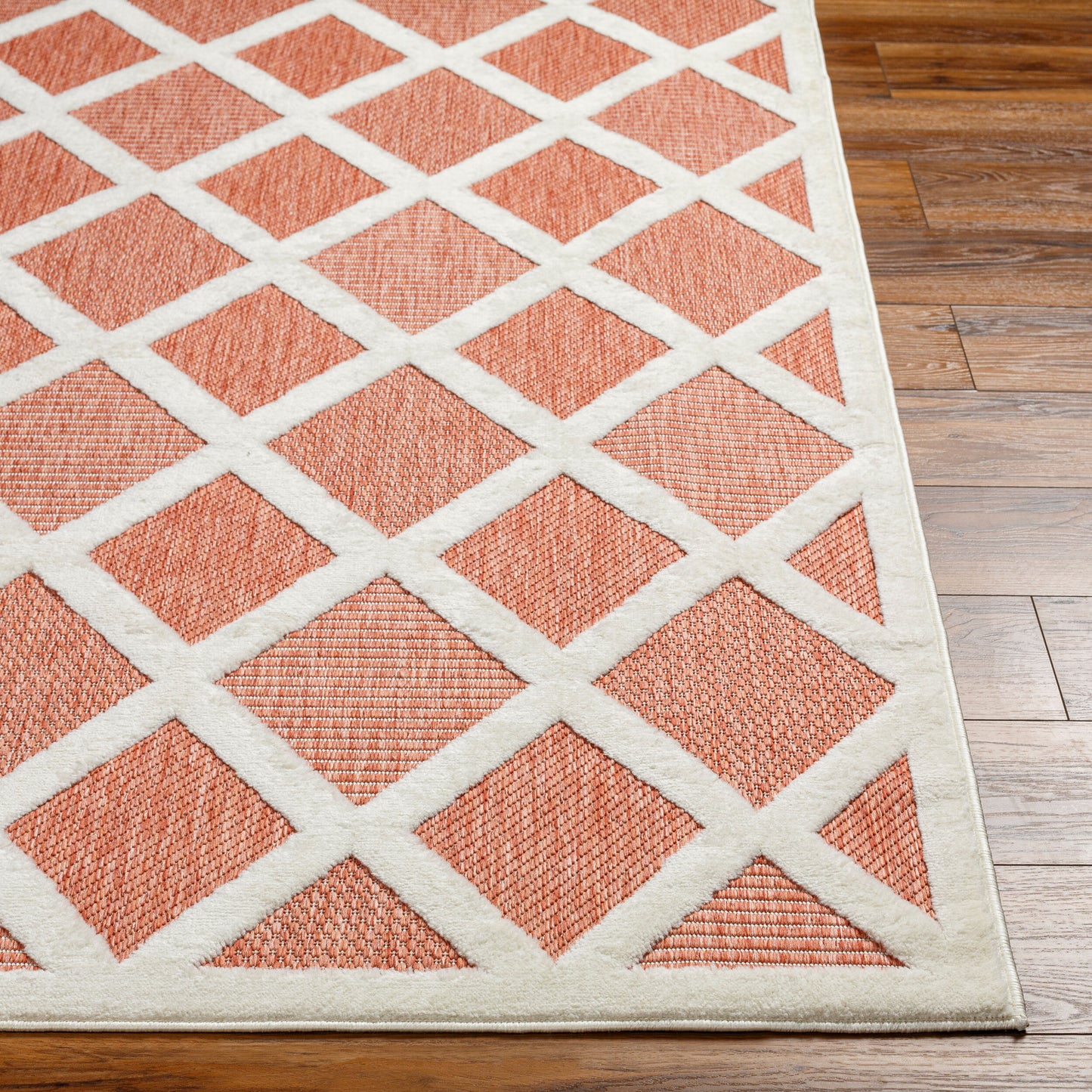 Alfombra tejida a máquina para interior y exterior San Diego SFG-2316 de 1,52 m x 2,13 m