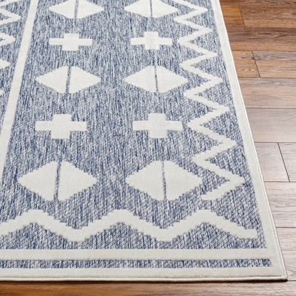 Alfombra tejida a máquina para interior y exterior San Diego SFG-2327 de 8' x 10'