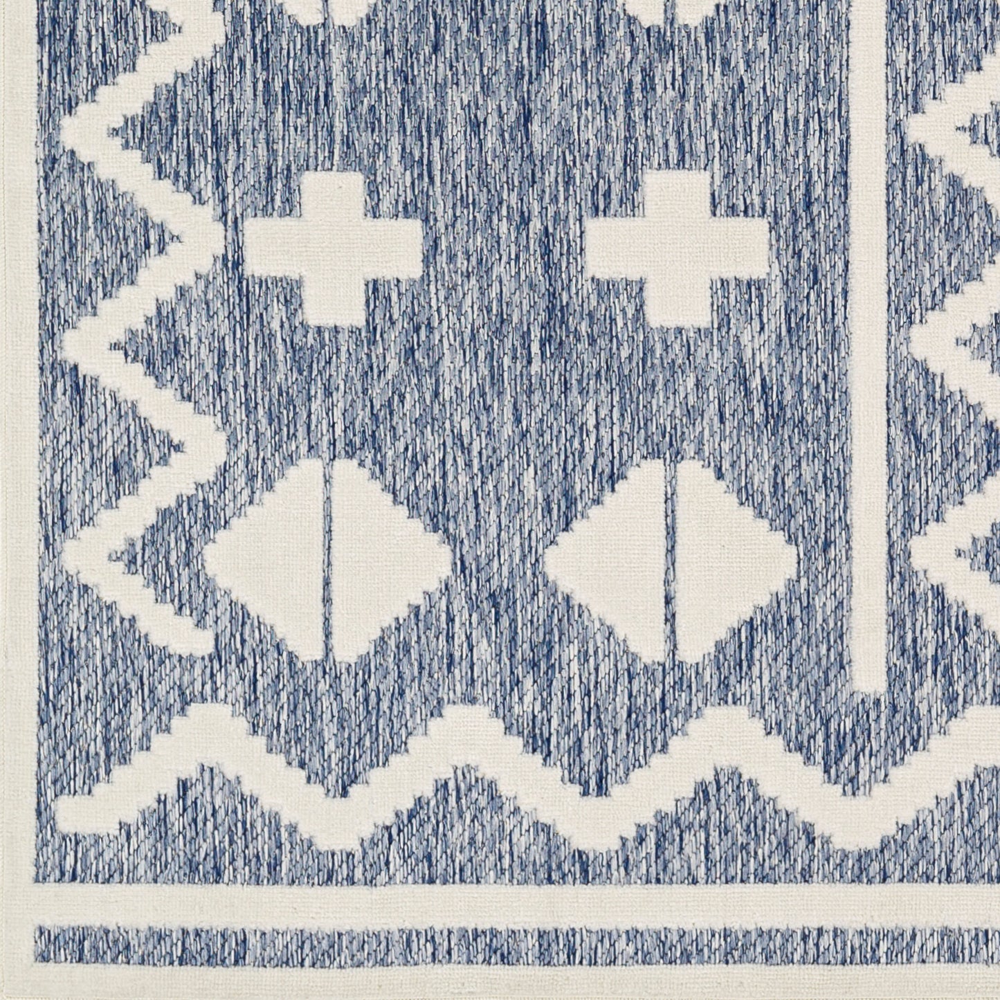 Alfombra tejida a máquina para interior y exterior San Diego SFG-2327 de 1,83 m x 2,74 m