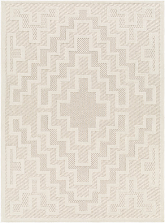 Alfombra tejida a máquina para interior y exterior San Diego SFG-2330 de 1,83 m x 2,74 m