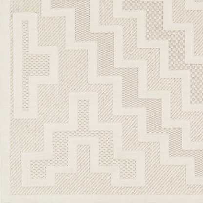Alfombra tejida a máquina para interior y exterior San Diego SFG-2330 de 1,83 m x 2,74 m