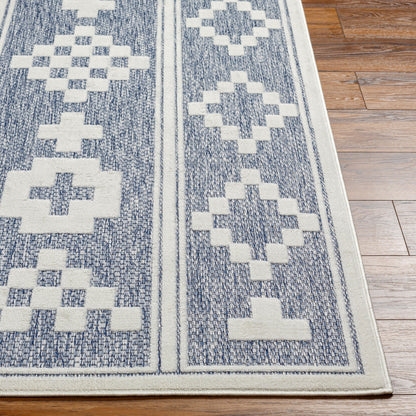 Alfombra tejida a máquina para interior y exterior San Diego SFG-2331 de 1,83 m x 2,74 m