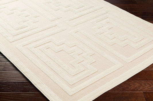 Alfombra tejida a máquina para interior y exterior San Diego SFG-2336 de 2,7 x 3,6 m