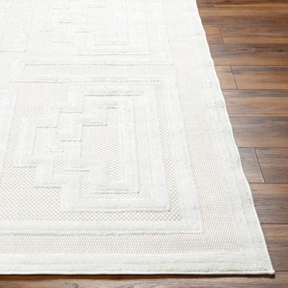 Alfombra tejida a máquina para interior y exterior San Diego SFG-2336 de 2,7 x 3,6 m