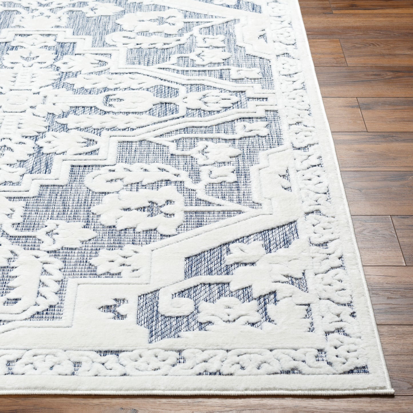 Alfombra tejida a máquina para interior y exterior San Diego SFG-2338 de 1,52 m x 2,13 m
