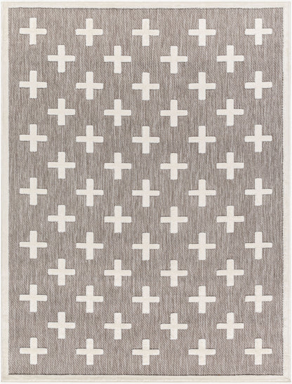 Alfombra tejida a máquina para interior y exterior San Diego SFG-2341 de 1,83 m x 2,74 m