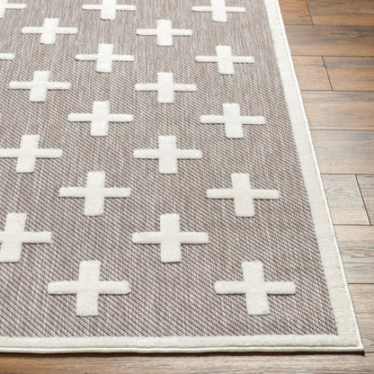 Alfombra tejida a máquina para interior y exterior San Diego SFG-2341 de 1,83 m x 2,74 m