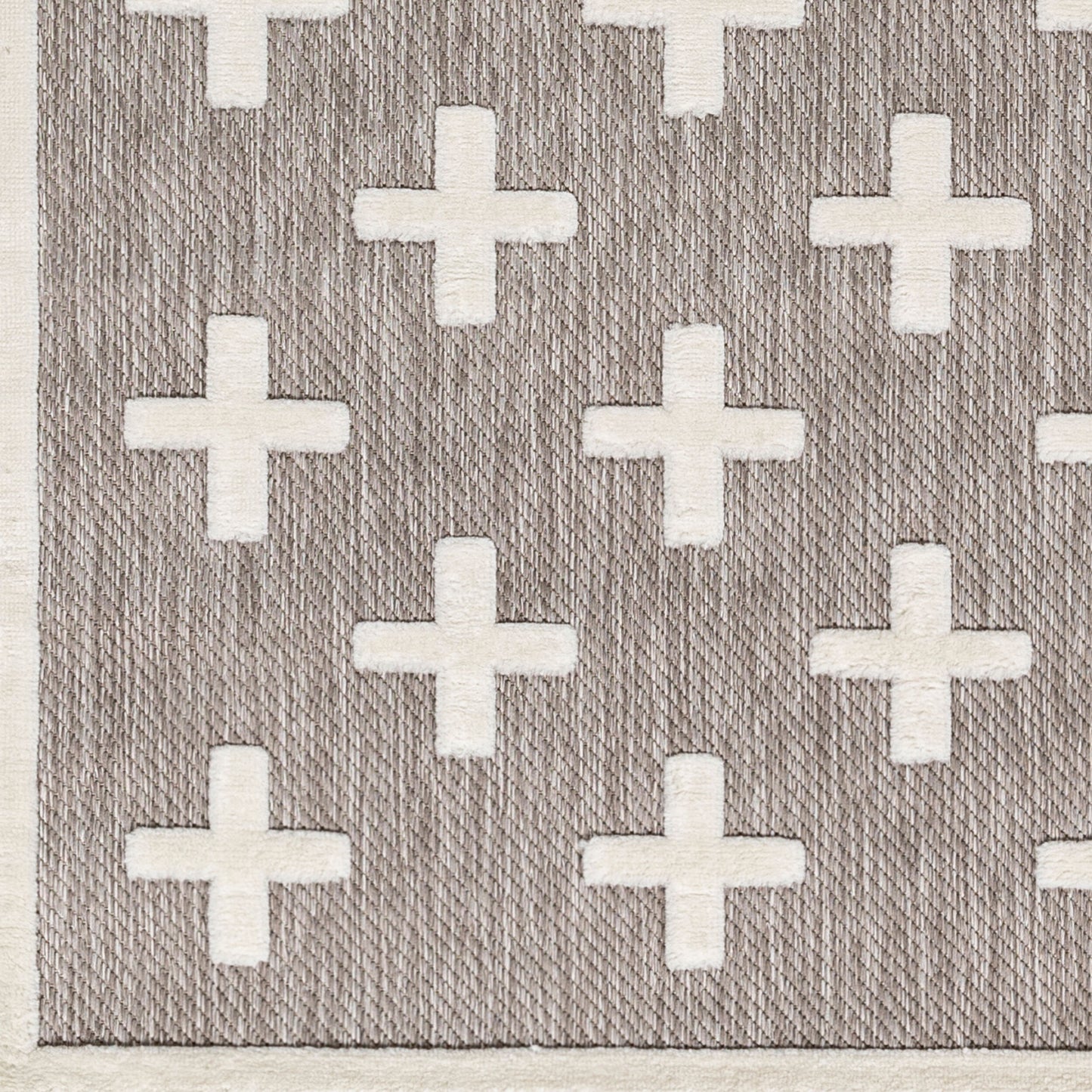 Alfombra tejida a máquina para interior y exterior San Diego SFG-2341 de 1,83 m x 2,74 m
