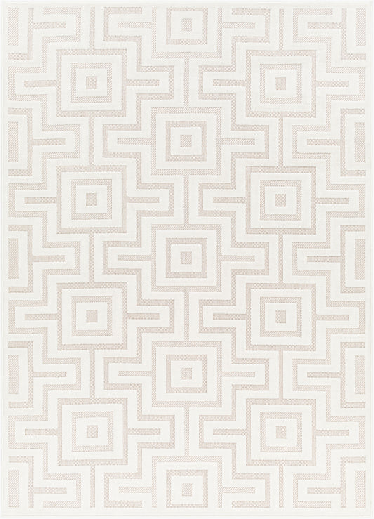 Alfombra tejida a máquina para interior y exterior San Diego SFG-2345 de 1,52 m x 2,13 m