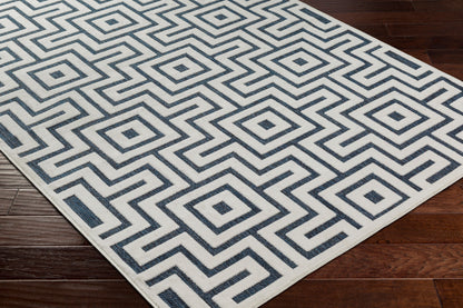 Alfombra tejida a máquina para interior y exterior San Diego SFG-2346 de 1,52 m x 2,13 m