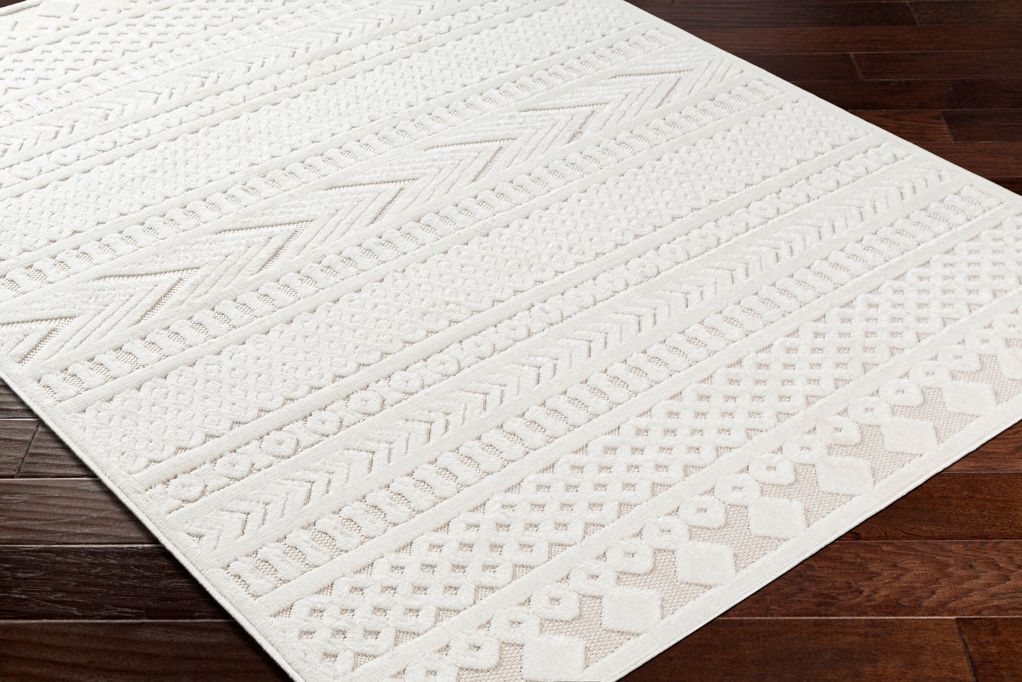 Alfombra tejida a máquina para interior y exterior San Diego SFG-2349 de 1,52 m x 2,13 m