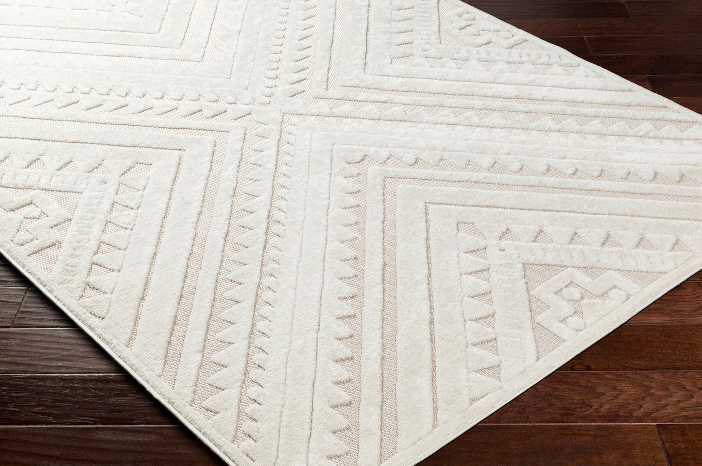 Alfombra tejida a máquina para interior y exterior San Diego SFG-2353 de 1,83 m x 2,74 m