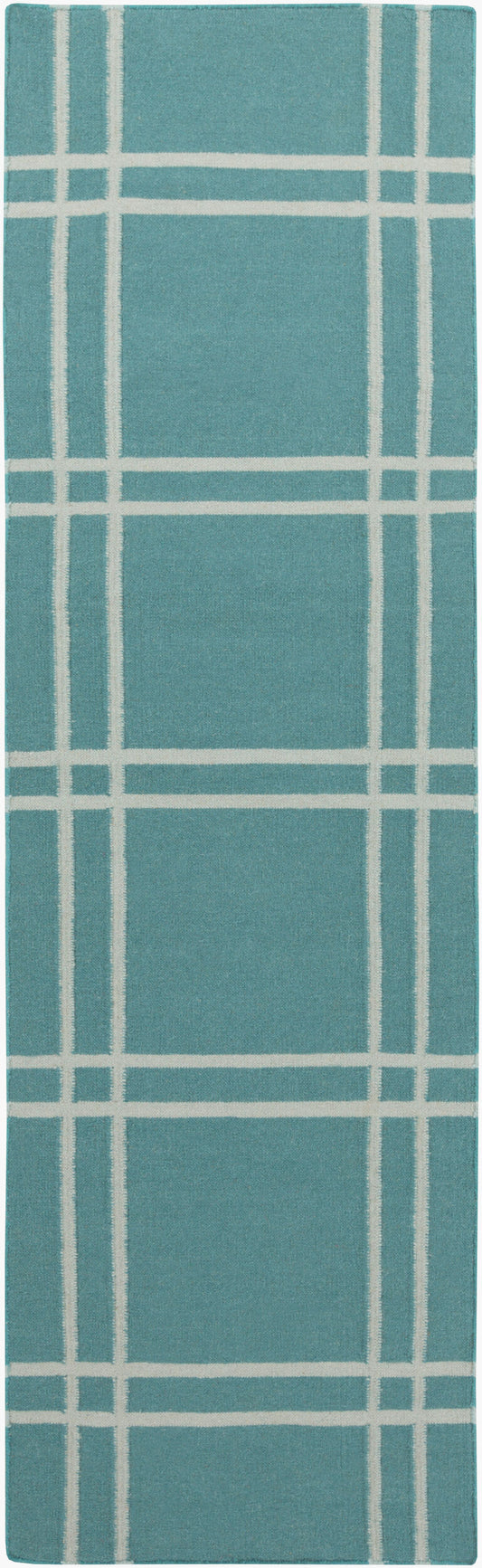 Sheffield Market SFM-8004 8ft Runner Handmade Wool Runner Rug