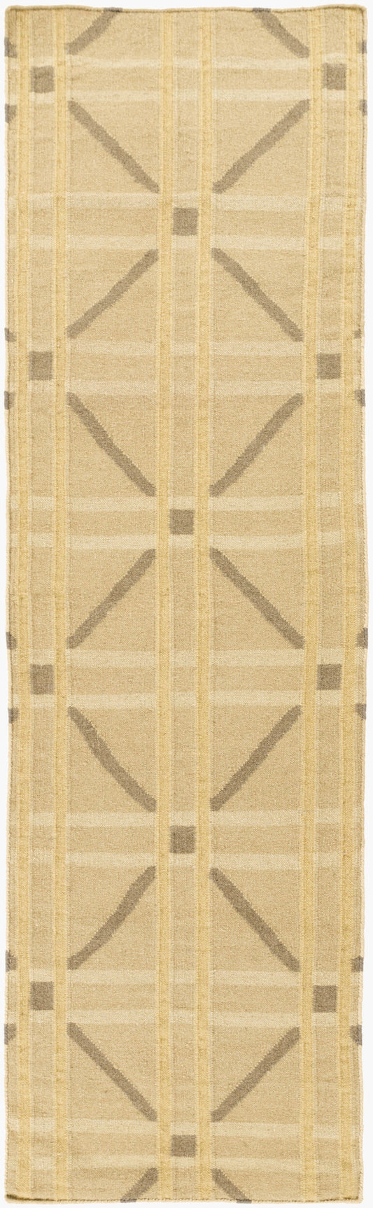 Sheffield Market SFM-8007 8ft Runner Handmade Wool Runner Rug