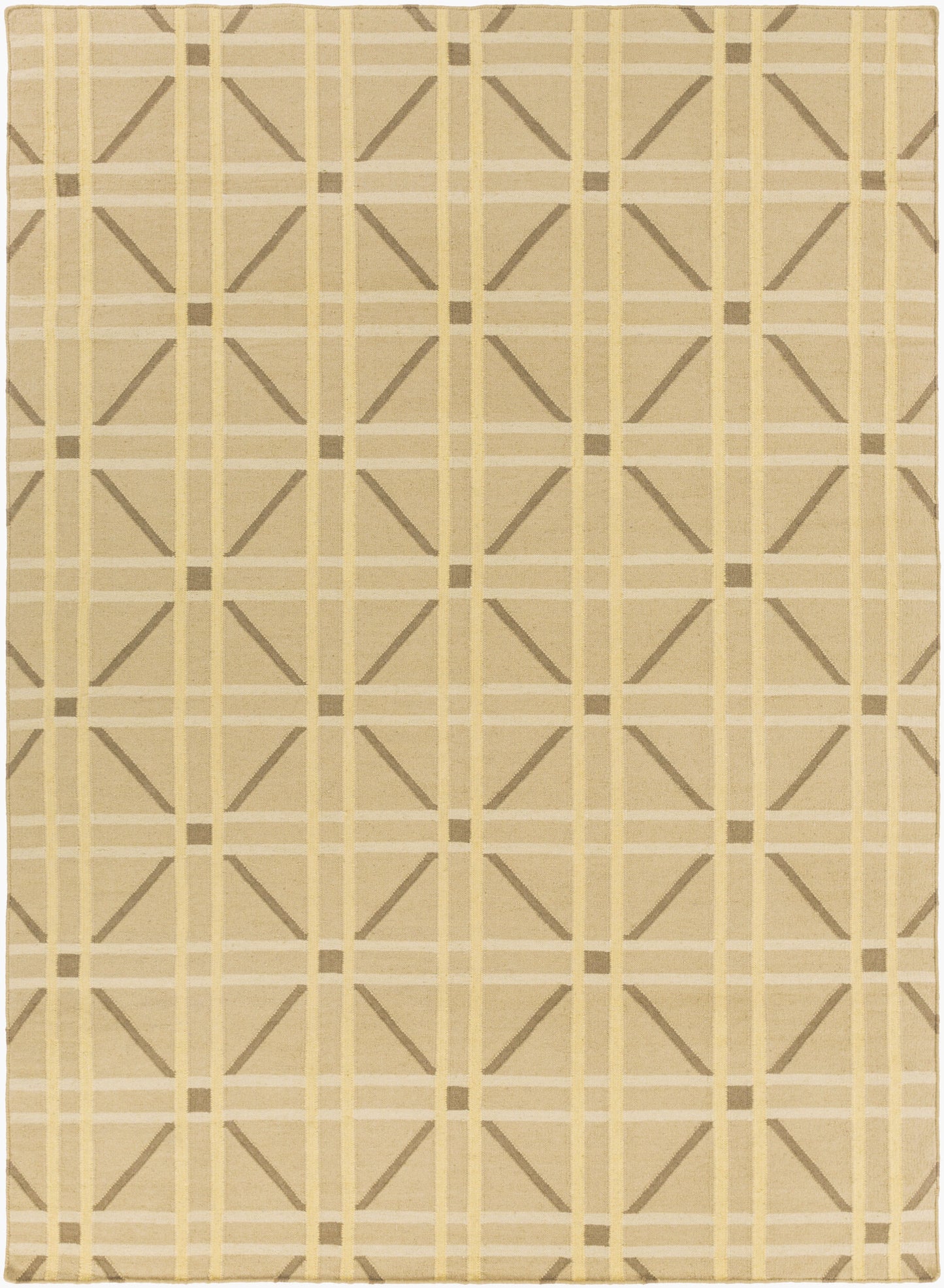Alfombra de lana hecha a mano Sheffield Market SFM-8007 de 2,44 m x 3,34 m
