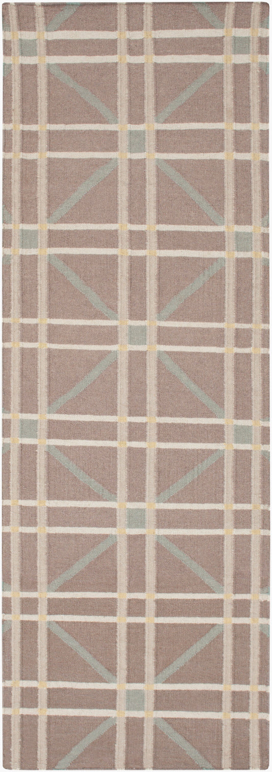 Sheffield Market SFM-8008 8ft Runner Handmade Wool Runner Rug