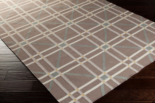 Alfombra de lana hecha a mano Sheffield Market SFM-8008 de 2,44 m x 3,34 m