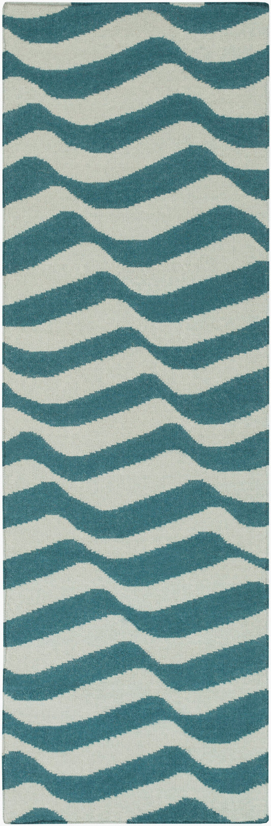 Sheffield Market SFM-8009 8ft Runner Handmade Wool Runner Rug