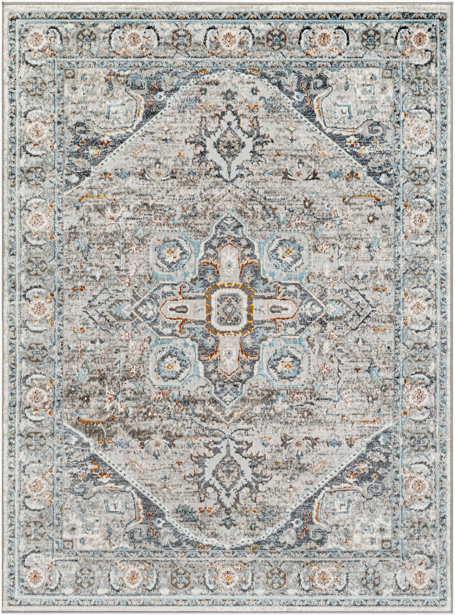 San Francisco SFO-2329 5' x 7' Machine Woven Area Rug