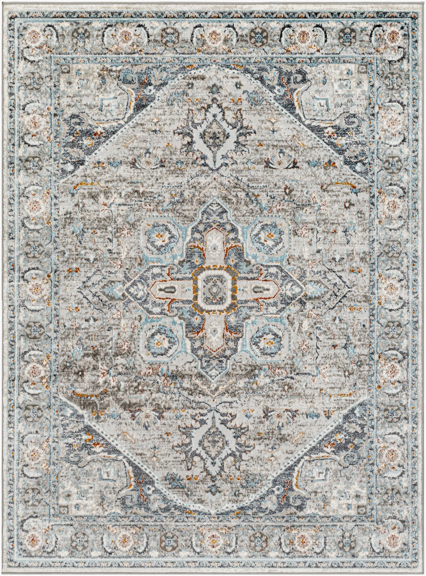 San Francisco SFO-2329 6' x 9' Machine Woven Area Rug