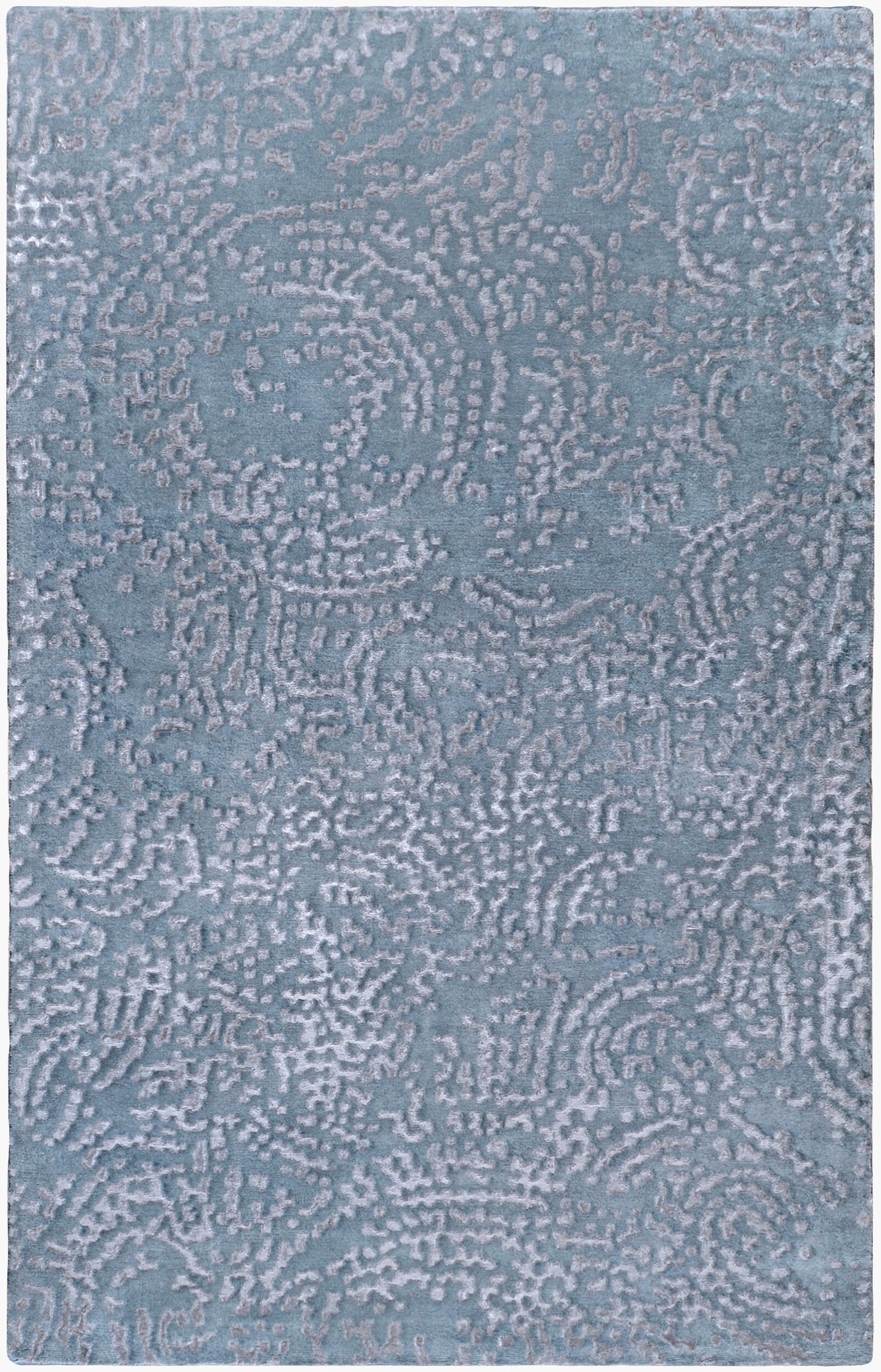 Shibui SH-1208 Alfombra de área hecha a mano de 5' x 8'