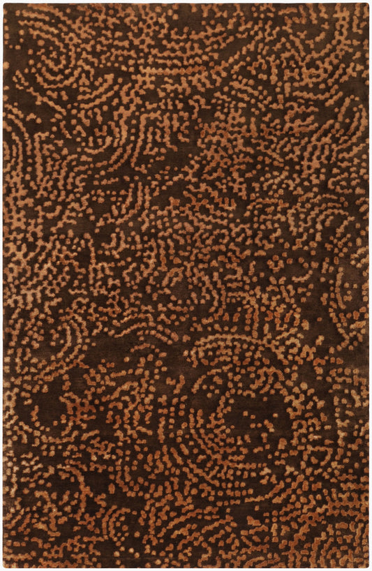 Shibui SH-1211 Alfombra de área hecha a mano de 4' x 6'