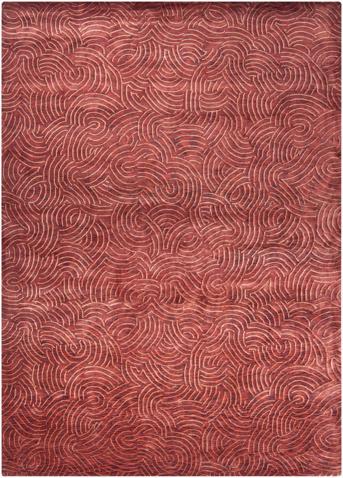 Shibui SH-7400 Alfombra de área hecha a mano de 9' x 12'