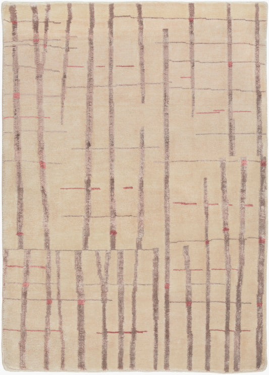 Shibui SH-7402 Alfombra decorativa hecha a mano de 2' x 3'