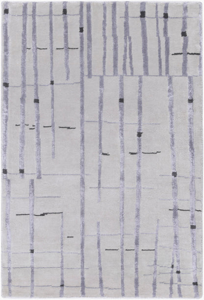Shibui SH-7404 Alfombra decorativa hecha a mano de 2' x 3'